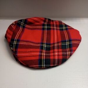 Hats Of Ireland 100% Wool Tartan Plaid Cabbie Hat